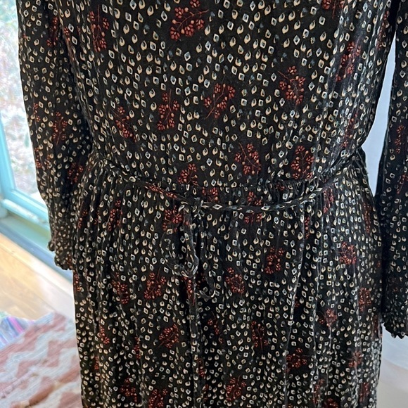 Loft Jersey Knot Dress with Smocking Size M - Picture 5 of 10